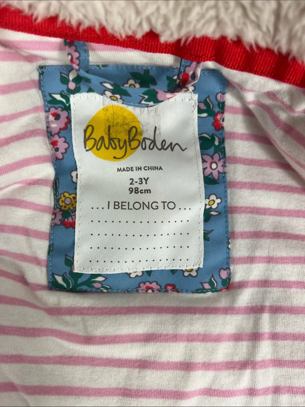 Baby Boden size year